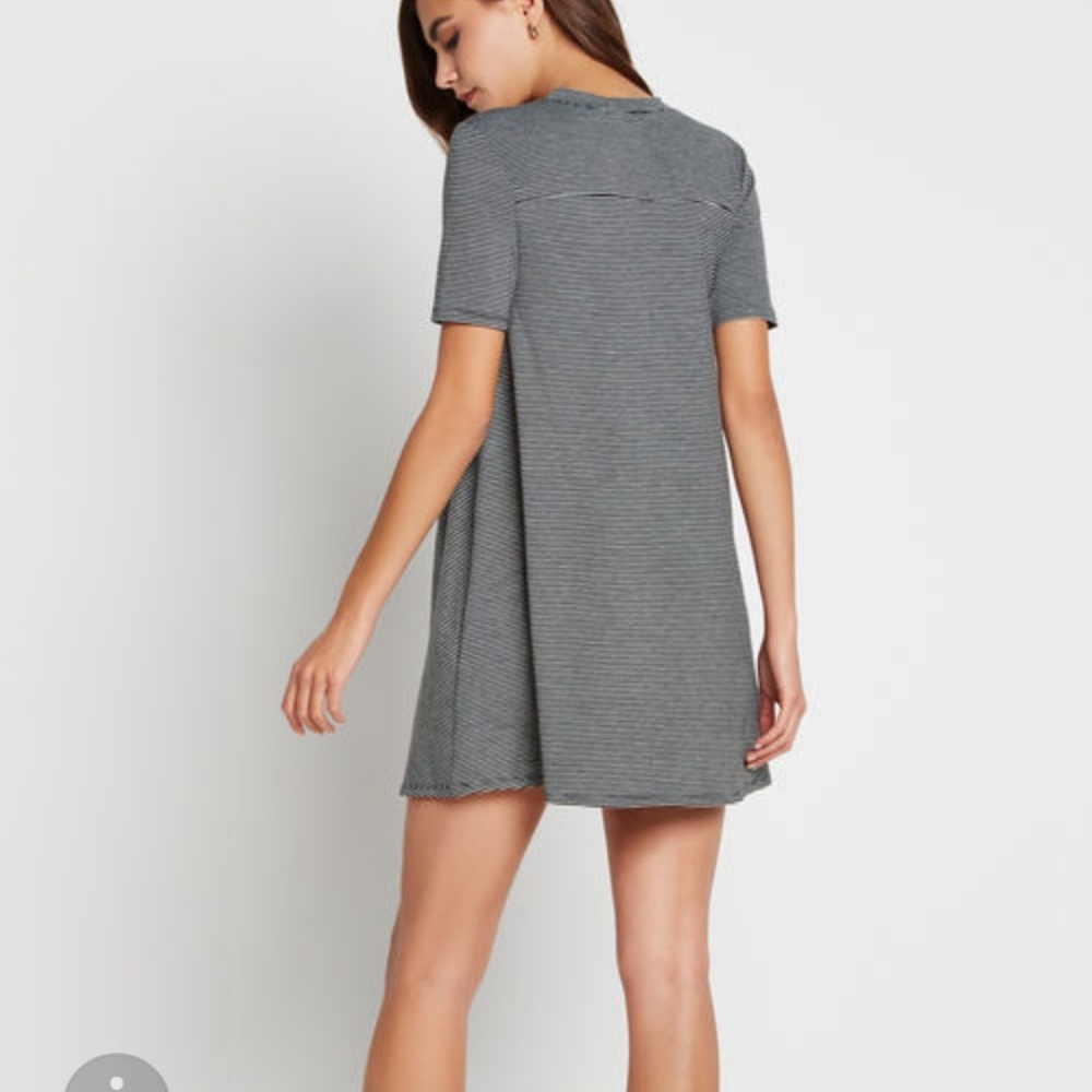 NWOT BCBGeneration striped yoke dress